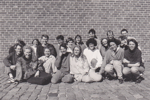 The choir in front of Thomas Kingos Kirke, Odense